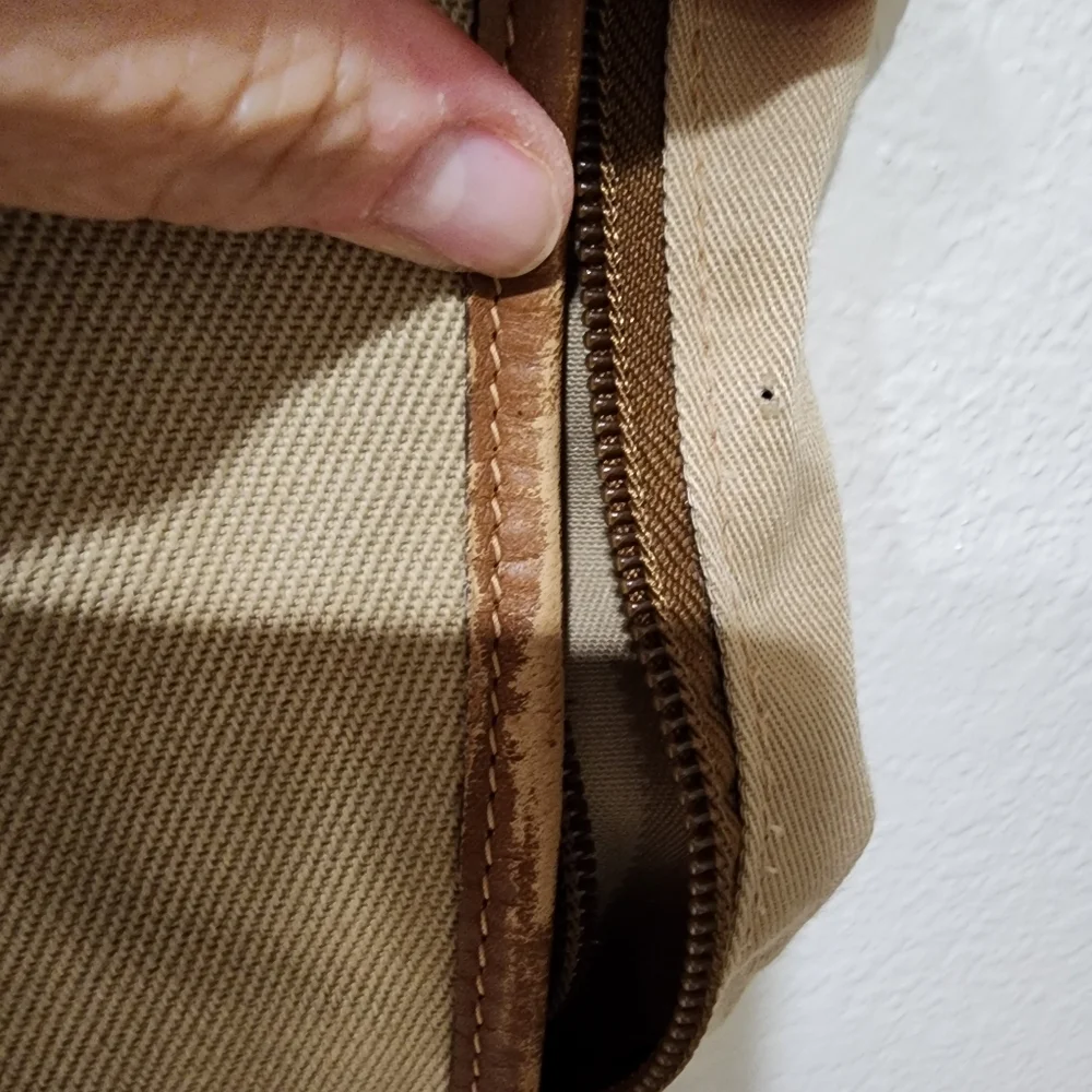 Vintage Ghurka Marley Hodgson No. 64 Cover Up II Canvas & Leather Garment Bag